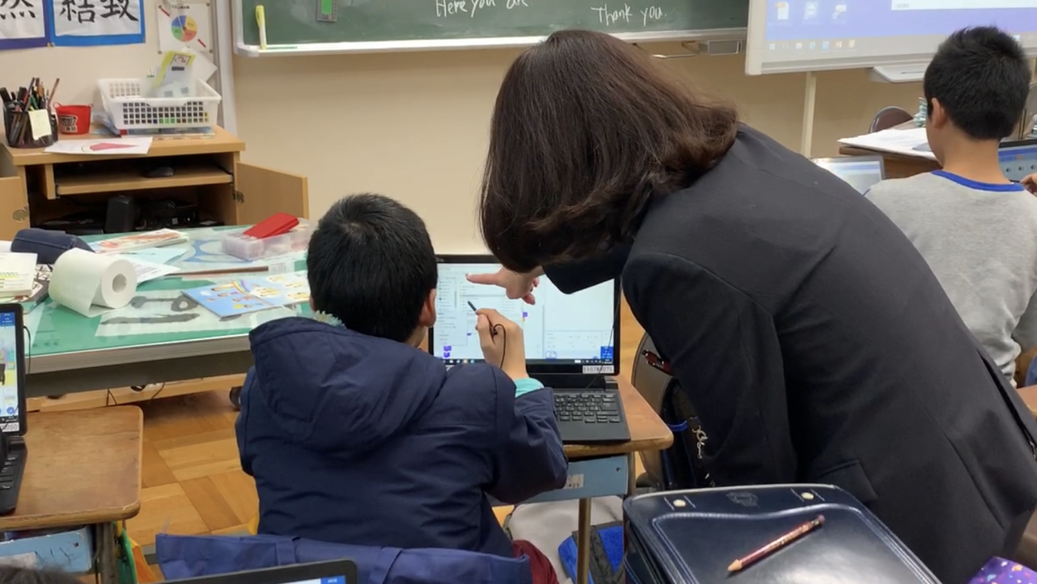 普通教室での授業をサポート